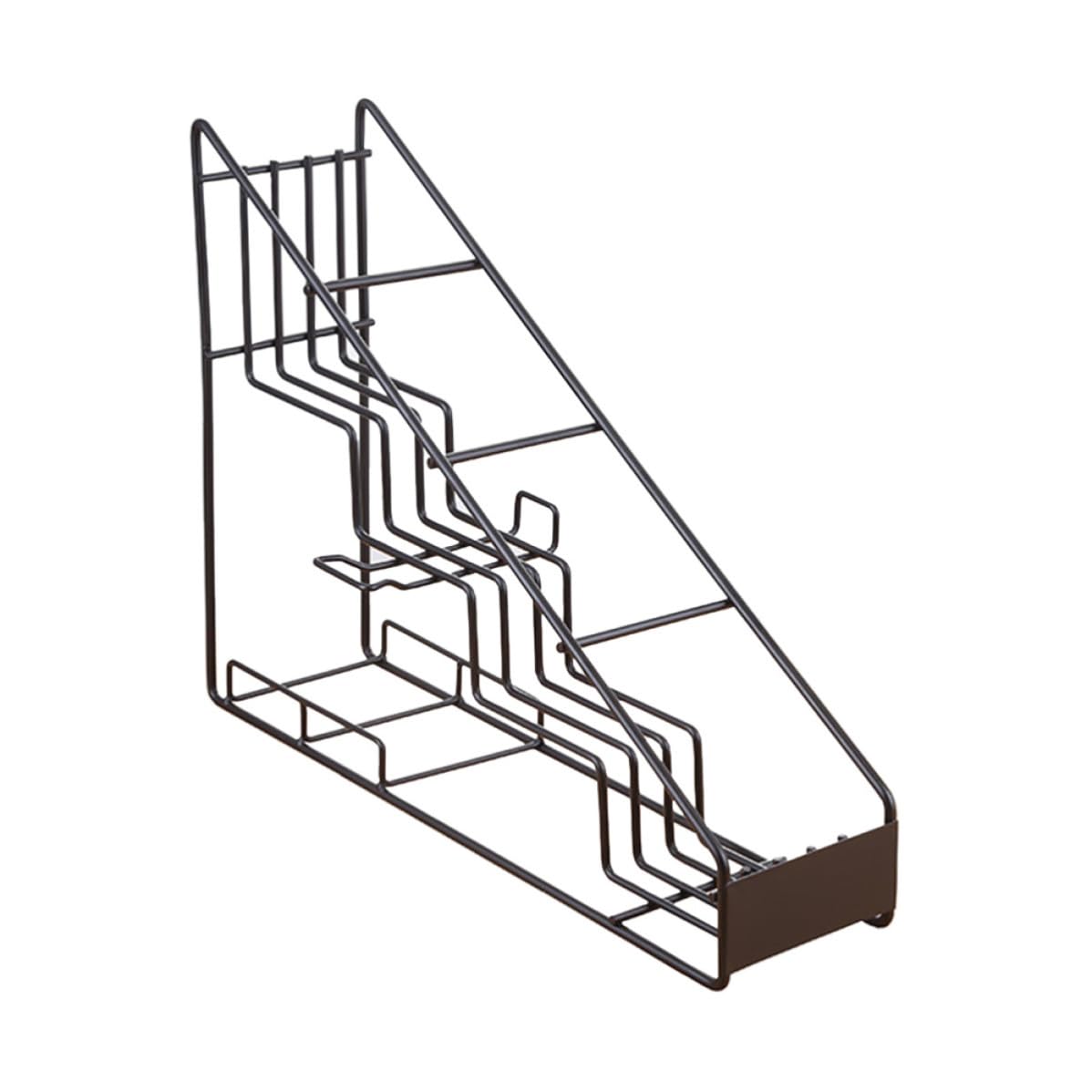 Bouteilles de sirop présentoir forgé avec étagère escalier pour rangement de confitures