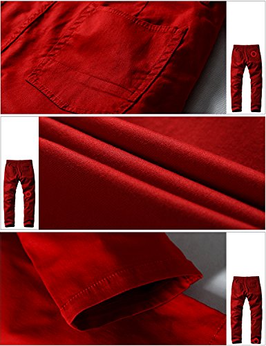Image of Match Men's Regular Fit Comfort Stretch Casual Chino Pants