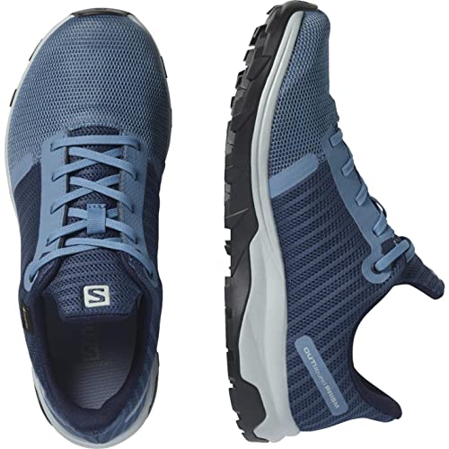 Salomon Outbound Prism Gore-Tex Hiking Shoes For Women, Copen Blue/Dark Denim/Pearl Blue, 10 #TOP3