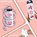 100 PCS Preppy Stickers Pink Stickers Pack, Vinyl Waterproof Laptop,Bumper,Water Bottles,Computer,Phone,Hard hat,Car Decals