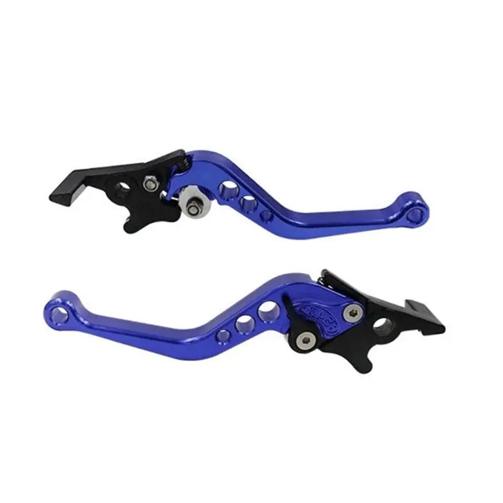 HGATSFGD Disc Brake Lever Left Drum Clutch Adjustable 6X CNC Universal Hand Fit for Motorbike Scooters Bike GY6 125 Brake Handle Motorbike Brake Levers(Blue)
