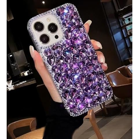 Poowear Bling Glitter Case for iPhone 15 Pro Max Cover