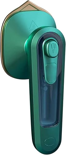 Vaporizador de mano para ropa, mini máquina de planchar con tanque de agua de 3.4 fl oz, vaporizador de mano para viajes húmedos y secos, plancha de