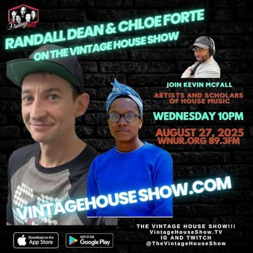 Kevin Mega McFall hosts Artist Randall Dean and Scholar Chloe Forte LIVE in the WNUR studio Podcast Por arte de portada