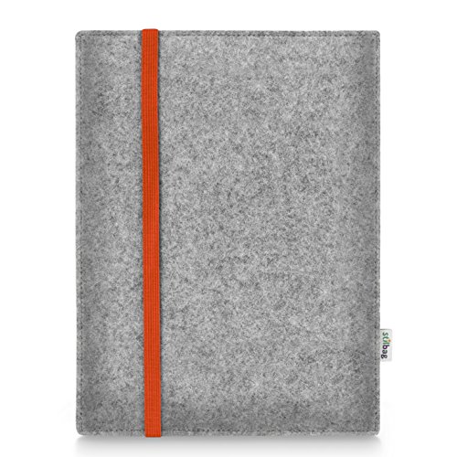Étui de protection Leon pour iPad mini 2024 en feutre gris clair