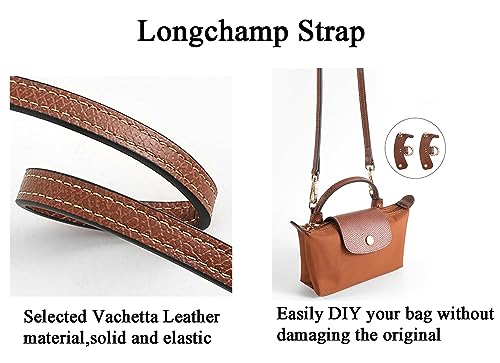 Vachetta Leather Replacement Crossbody Handbag Strap Adjustable3