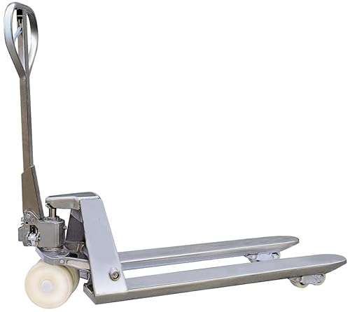 Pallet Truck Galvanised Steel Heavy Duty Pump Truck For Pallets, 2500kg Load Capacity 550x1150mm Forks