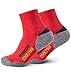 Produktbild Piarini 2 Paar Coolmax Wandersocken Trekkingsocken Funktionssocken kurz - rot 47-50
