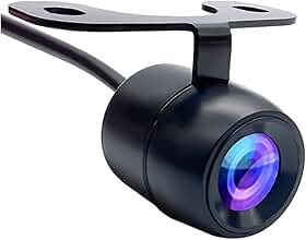 Câmera De Ré Colorida Automotiva Parachoque Infravermelho Visão Noturna Borboleta 2x1 LED Estacionamento Baliza Segura Carro Caminhão Van PREMIUM ONYK