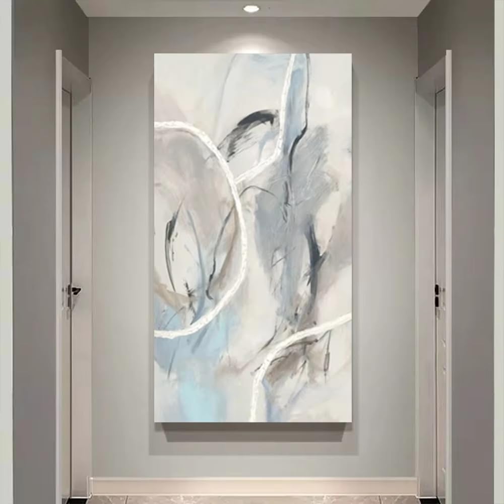 LTjiajuypd Stampe su tela, dipinti astratti di paesaggi moderni, quadri decorativi per soggiorno e casa (70x140 cm)