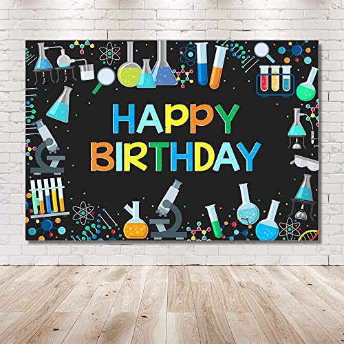 MEHOFOND 2,1 x 1,5 m pazzo scienziato tema festa