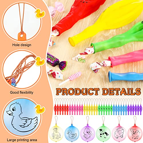 Charniol CHARNIOL-BALLOONS FARM-36 36 Pcs Punch Balloons Farm Animal Punching Balloon Farmhouse Party Favors thumb #2