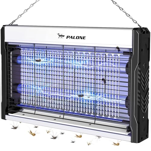 PALONE Insektenvernichter Elektrischer, UV USB Bug Zapper 3200V Wandmontierter Mückenlampe mit Kabel Insektenlampe Elektrische Fliegenfalle...