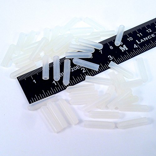 50 Piece 3 32  ID High Temp Silicone Rubber End Caps - Powder Coating, Painting, Plating, Blasting Protection