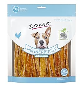 Dokas Hühnerbruststreifen 5 x 500 g Hundesnack