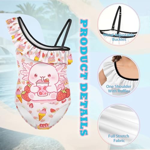 Image of Yzaoxia Girls One Piece Swimsuits Bathing Suit for Kids Swimwear 3-14Y
