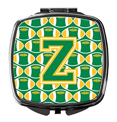 Espejo compacto cuadrado para maquillaje con diseño Letter Z miniatura 1