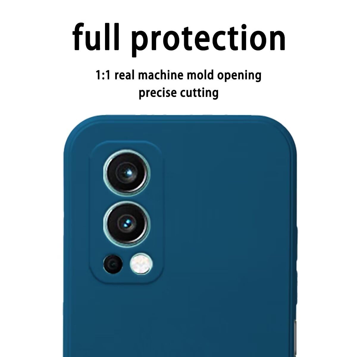 Topme Handyhülle Für OnePlus Nord 2 5G (6,43 Zoll) – TPU-Silikon, Chinarot, Mit Kamera- & Display-Schutz