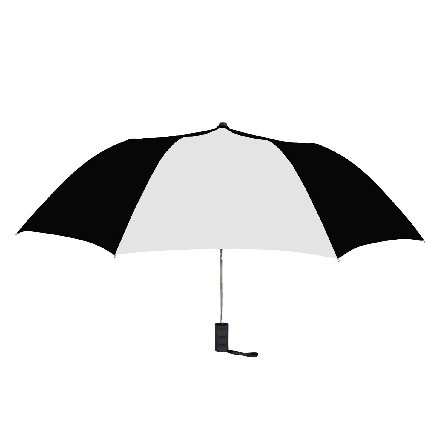Natico Spectrum Auto-Open/Close Umbrella, Black & White (60-42-BK-WH)