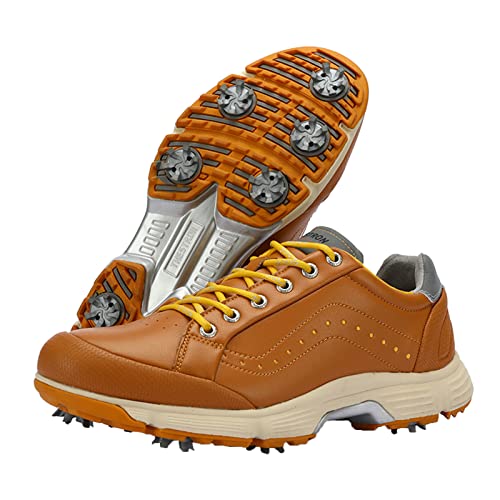 Zapatos de golf para hombre: estilo informal de piel impermeable para tus días en el green