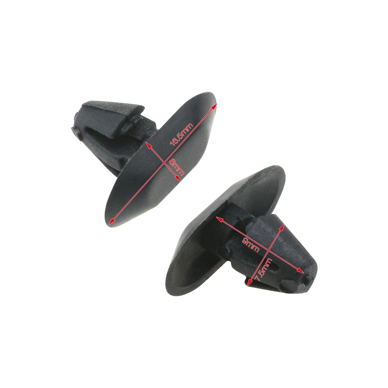 10X CLIPS DE Panneau de Porte Clips de Fixation pour ALFA ROMEO FIAT