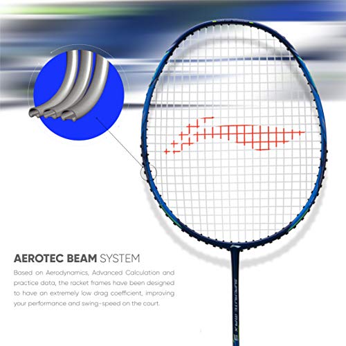 Image of Li-Ning G-Force Superlite Max 9 Carbon Graphite Badminton Racket with Full Racket Cover