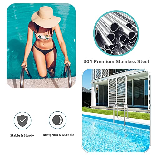 Escalera para piscina de acero inoxidable miniatura 5