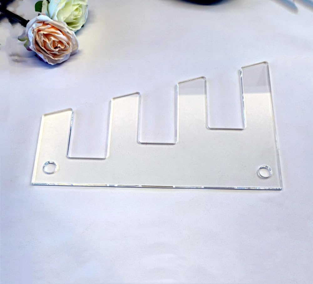 Cutting Board Stand Acrylic Router Template,Acrylic Charcuterie Template,Acrylic Router Templates for Woodworking & Crafting Projects (12''x6.5")