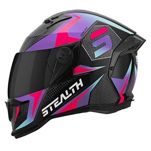 Pro Tork Liberty, Capacete para Moto Adulto Unissex, Rosa/Roxo, 58