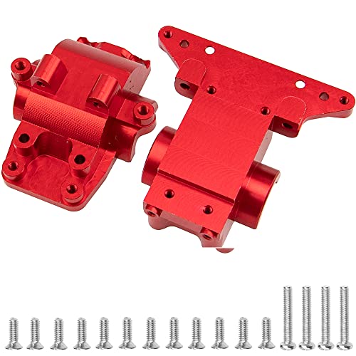 Boîtier de différentiel en alu rouge Vgoohobby pour Traxxas LaTrax Rally et Teton