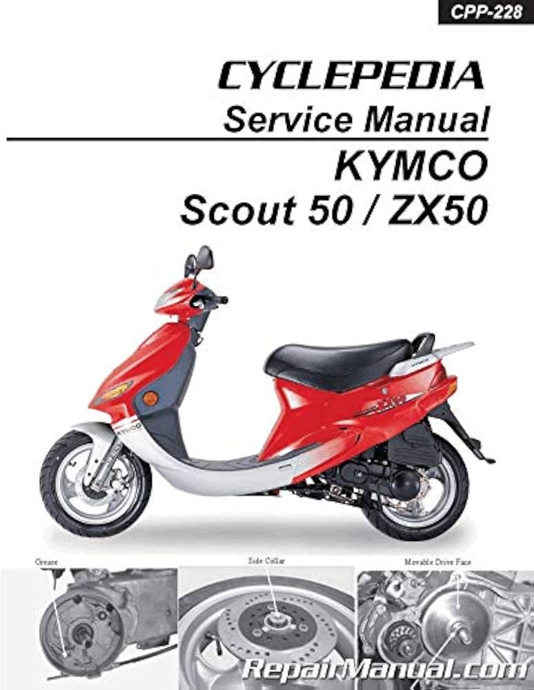 CPP-228-Print KYMCO ZX 50 / Scout 50 Service Manual Printed
