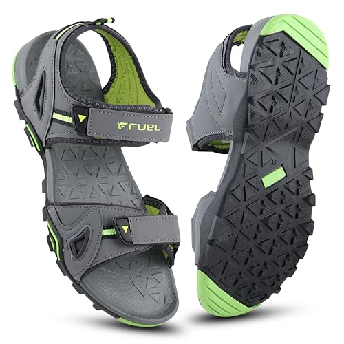 Image of FUEL Thar Sandals & Floaters for Mens & Boys Comfortable & Lightweight Dailywear, Anti-Skid Flexible & Breathable for Running, Walking Stylish Casual Sandal for Outdoor Footwear For Gents