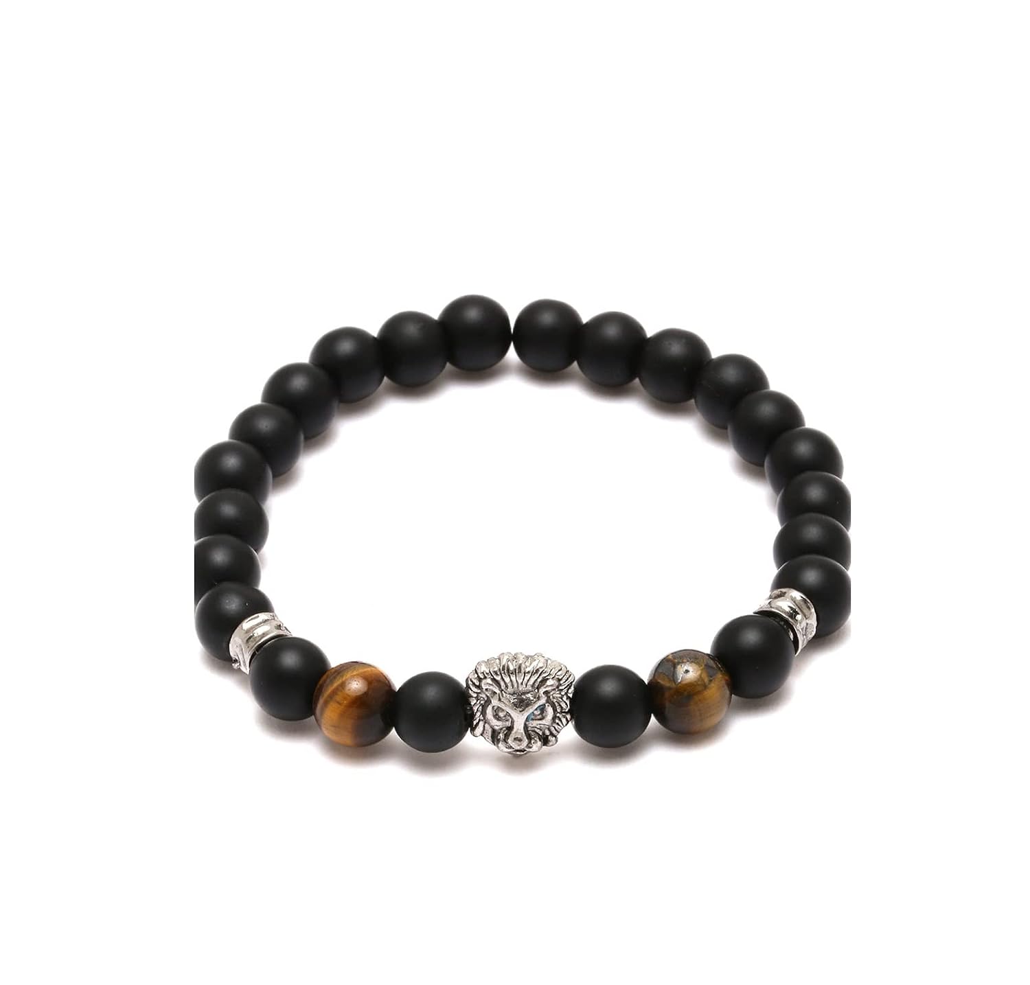 El Regalo Natural stones Lion Charm Elastic Bracelet for Boys/Men - Review, Price and Buying Guide