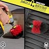 Kitchen and Dishwashing Power Brush Kit Small and Large Stiff Rotary Scrub Brushes