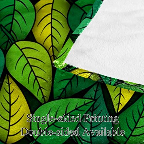Couverture polaire douce plaid canapé lit jeté de lit vert
