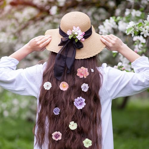 Set de 41 pinzas de flores para el cabello miniatura 3