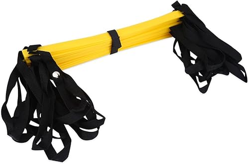 OCEANSIDE Equipo de entrenamiento de pies, escalera de agilidad duradera para entrenamiento de velocidad, aparejo de ejercicio para deportes de