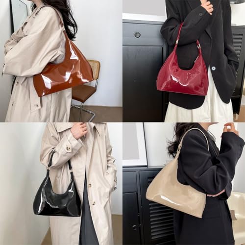Sophisticated Ladies' Shoulder Bag Pu Leather Underarm Purse Handbag Complements Any Outfit For Multiple3