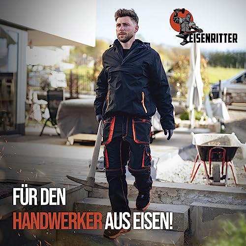 Foto von Eisenritter Arbeitshosen Männer - [Bundhose] Kurz & Lang mit Zip-Off, Qualitative Arbeitskleidung Herren | Arbeitshose Herren für Handwerker Mechaniker Bauarbeiter Dachdecker | Jetzt Größe Wählen