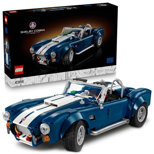 Image of LEGO Icons Shelby Cobra 427 S /C Home and Office Decor, Model Car Kit for Adults 10357