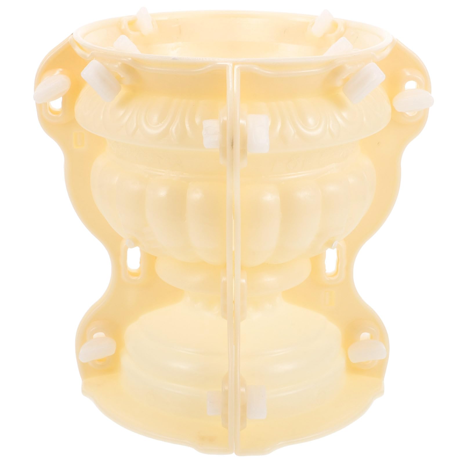 Moule DIY pour jardinières et pots en plastique solide rond de 18 cm de diamètre