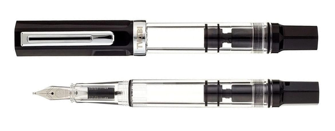 Twsbi ECO Füllhalter schwarz Fine (F)