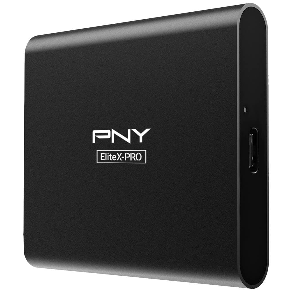 PNY CS2260 EliteX-PRO USB 3.2 Gen 2x2 SSD portatile esterno da 500 GB, fino a 1.500 MB/s di velocità di lettura e 900 MB/s di velocità di scrittura