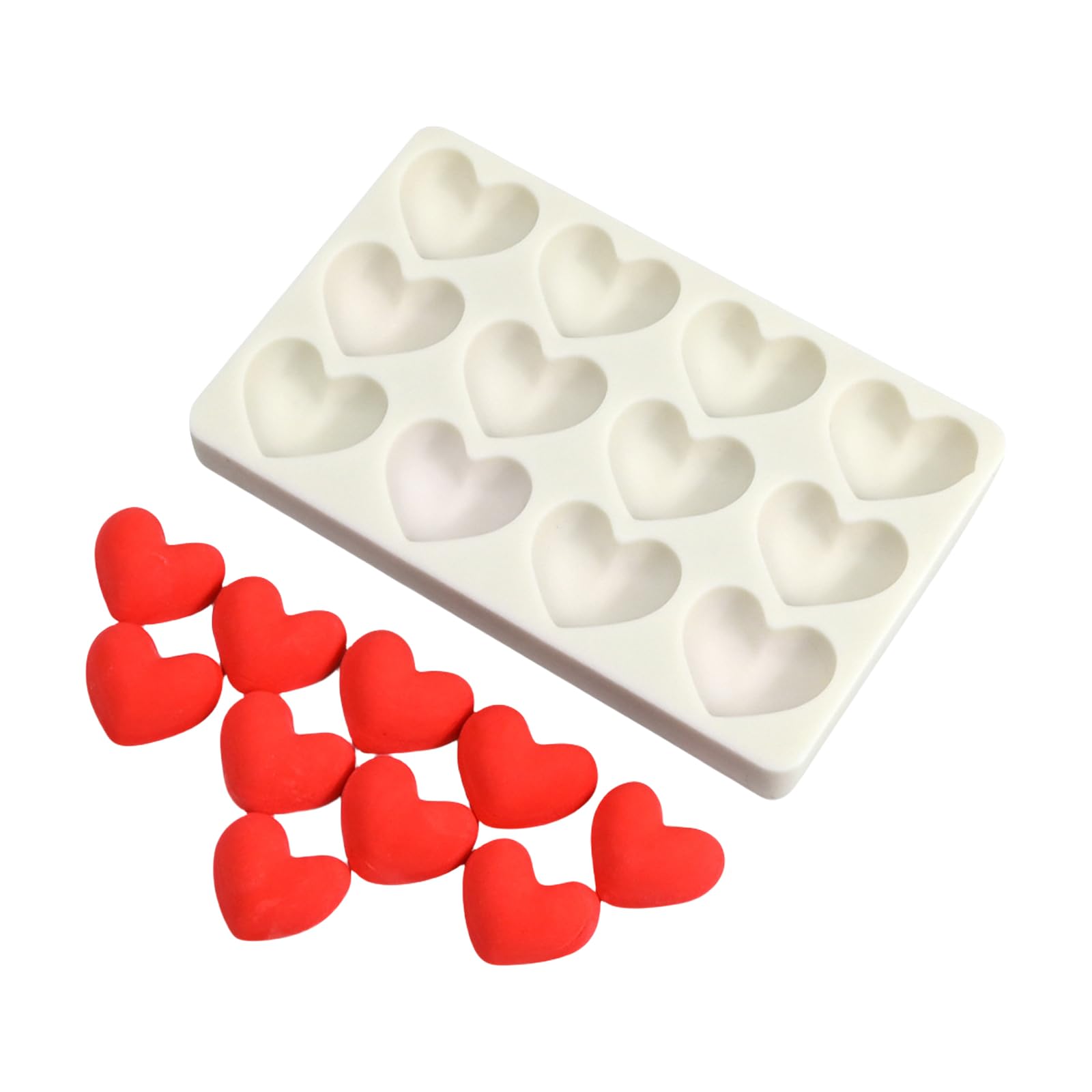 Xinsheinelry Multi Cavity Silicone Bakewares Heart Shaped Molds for Chocolate Cake Fondant Candy Baking Tool Kitchen Accessories Professional Baking Tool
