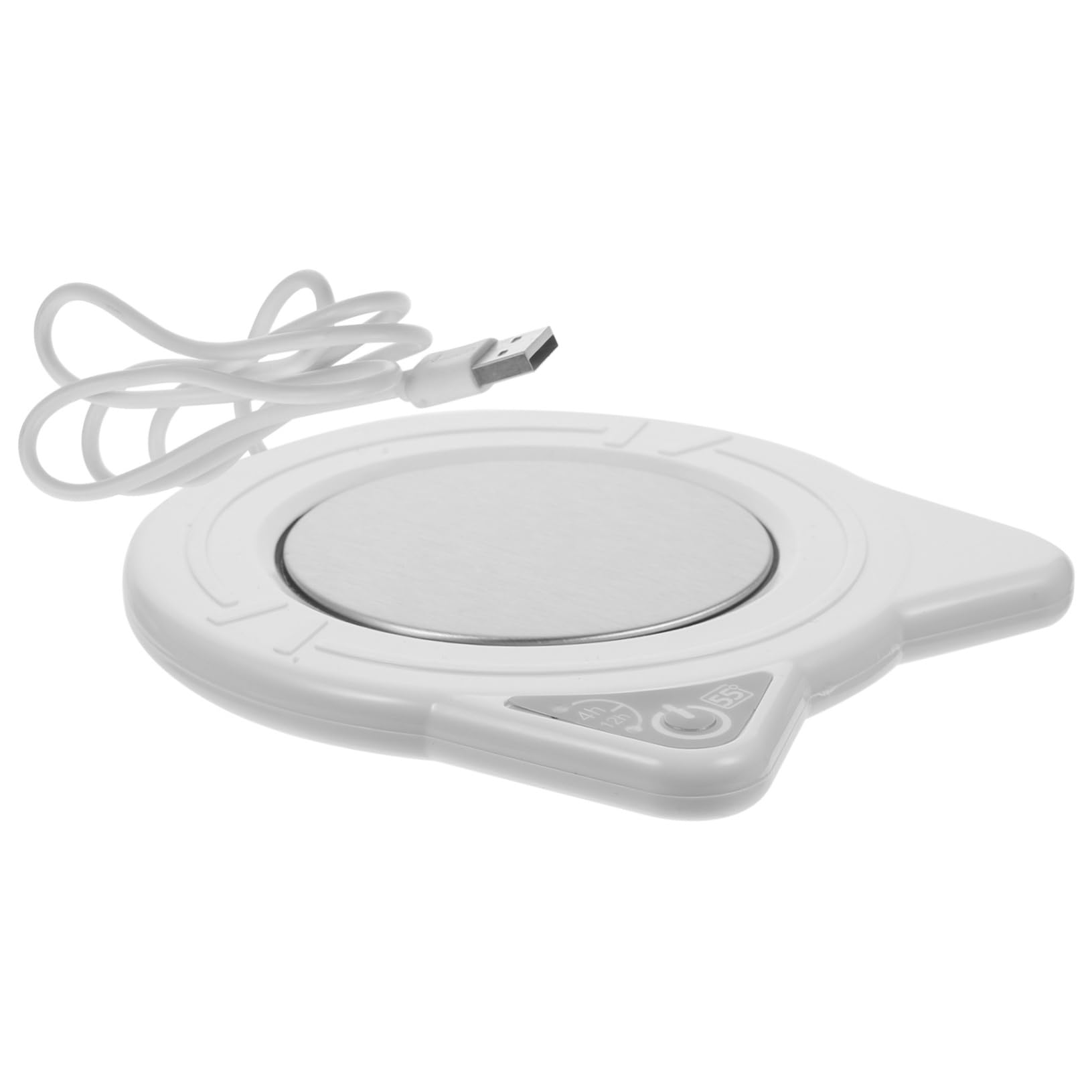 GRIRIW 55°c Thermostatic Constant Temperature Coaster USB Portable Coffee Cup Warmer Set