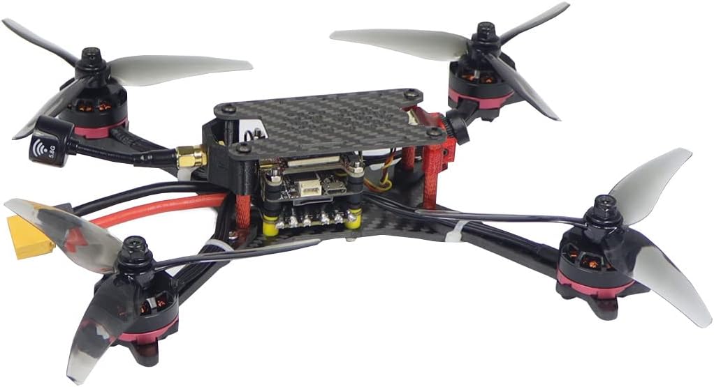 QWinOut 215mm Frame FPV Racing Drone 3-4S RTF with F4 V2 Flight Control FPV Goggles 2205 2300kv Motor 45A ESC (w Flysky RTF)