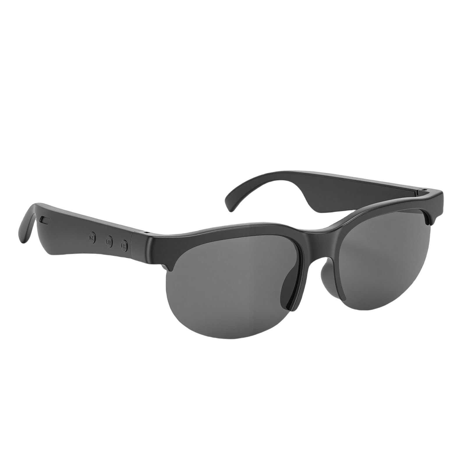 Smart Glasses, Polarized Lenses Bluetooth 5.4 Speaker Voice Control Ai Glasses with HD Microphone Music Playback Bluetooth Sunglasses for Sports Driving Cycling Outdoor