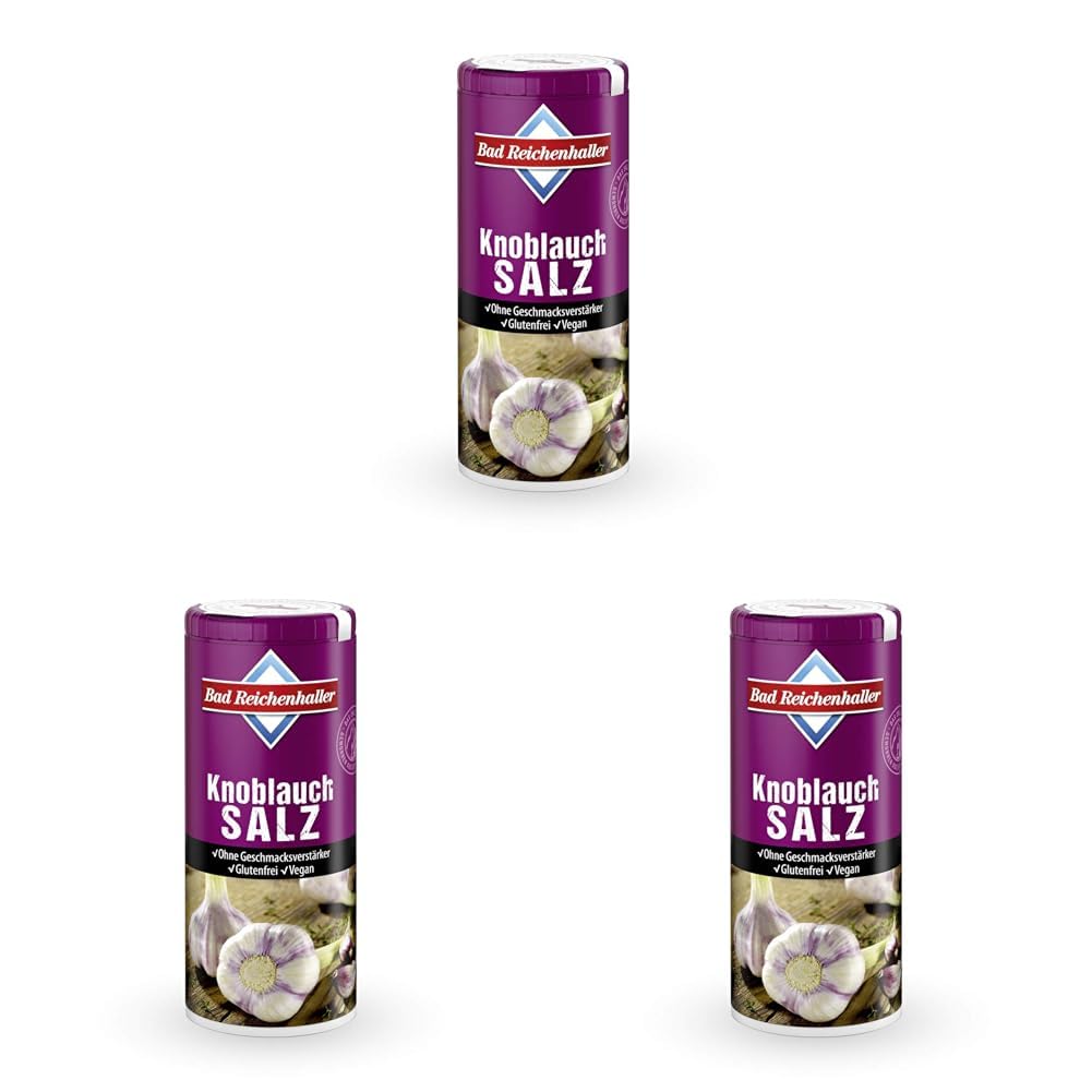 Bad Reichenhaller Knoblauchsalz, 90 g (Packung mit 3)