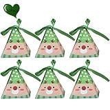 Alapaste Gift Boxes Set of 30 Decorative Candy Boxes,Cookies, Goodies Christmas Candy Bags Santa Cla