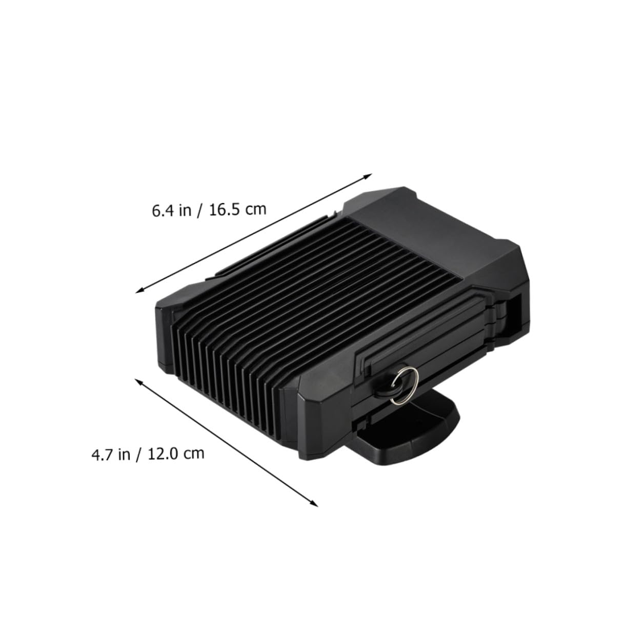STOBAZA Tragbarer Auto Heizlüfter 12v mit ABS Gehäuse Einstellbare Fahrzeug Windschutzscheibenheizung und Auto Entfroster für Effizientes Nebel und Frostentfernen